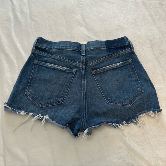 Abercrombie & Fitch BUNDLE 4 mom Jean Shorts Black Blue Light Blue 51259 - Picture 6 of 8